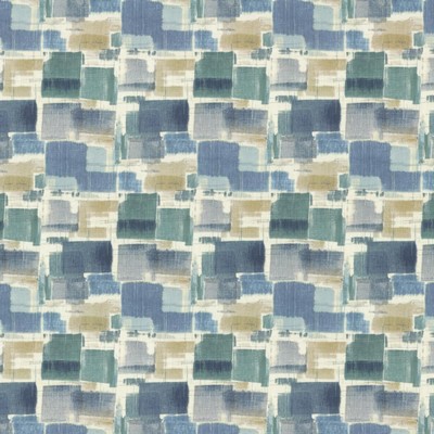 Kasmir Kobe Terrace Denim in 1463 Blue Cotton
 Fire Rated Fabric Squares  Abstract  Medium Duty CA 117  NFPA 260   Fabric